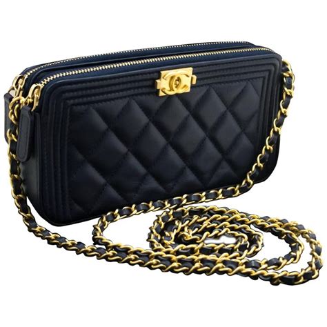 chanel boy double zip wallet on chain|chanel wallet on chain price.